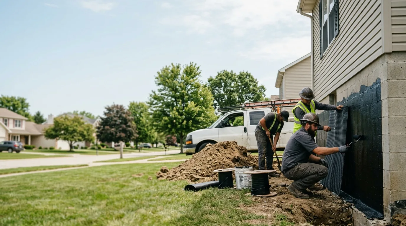 Basement Waterproofing in Mitchell, IN near me